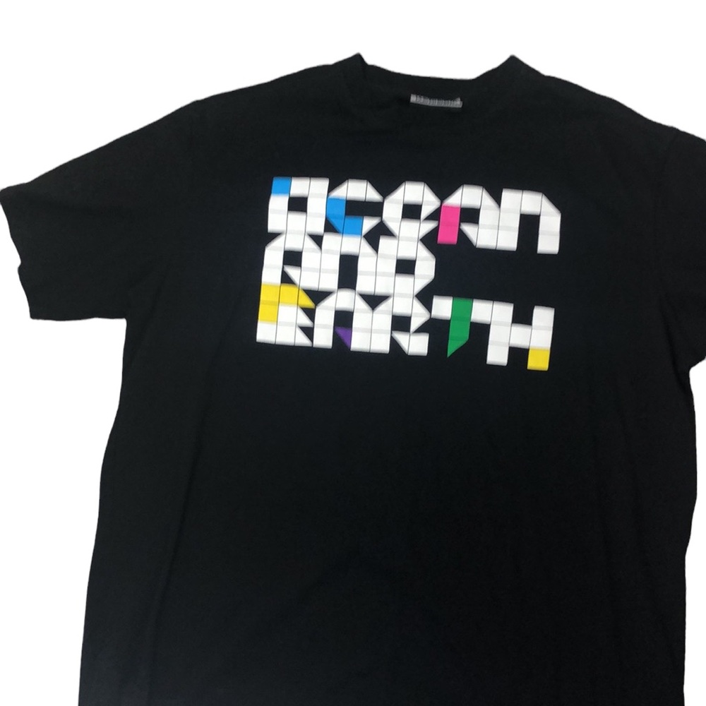 Ocean & Earth Block Print Surfer Tee